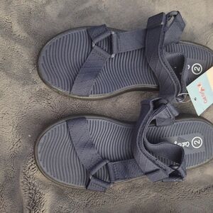 Navy Blue Strappy Sandals